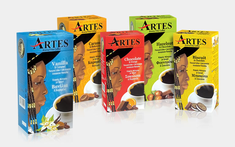 ARTES | Συσκευασίες για αρωματικό γαλλικό καφέ