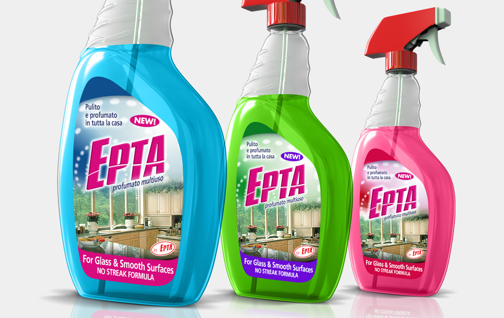 EPTA | Σειρά ετικετών για Καθαριστικό για τα τζάμια