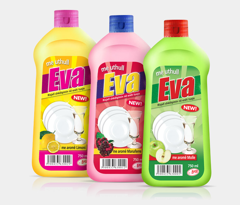 EVA | Σειρά ετικετών για Υγρό σαπούνι πιάτων